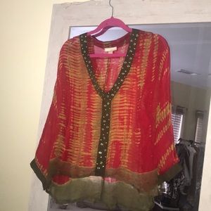 Micheal Kors Sheer Top